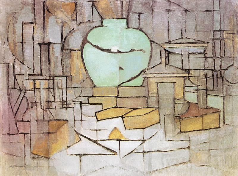 Piet Mondrian Still Life with Gingerpot II oil painting picture